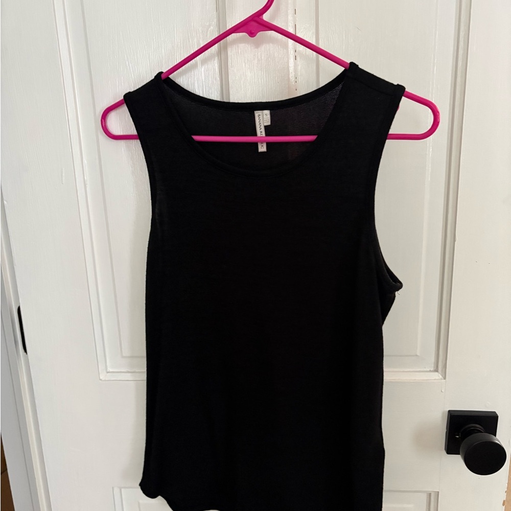 Banana Republic Classic Black Tank Top